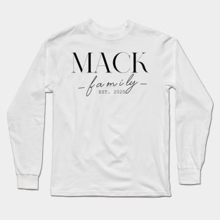 Mack Family EST. 2020, Surname, Mack Long Sleeve T-Shirt